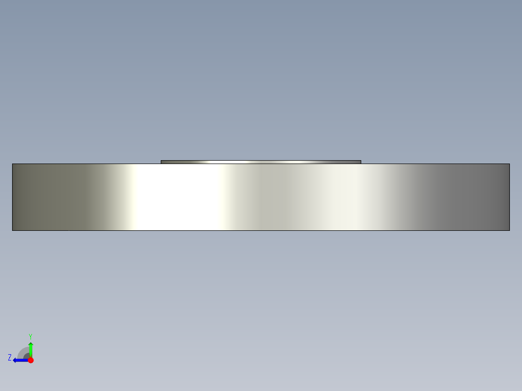 船舶管路系统SeaCor_Blind Flange_37J153010_1in右视图