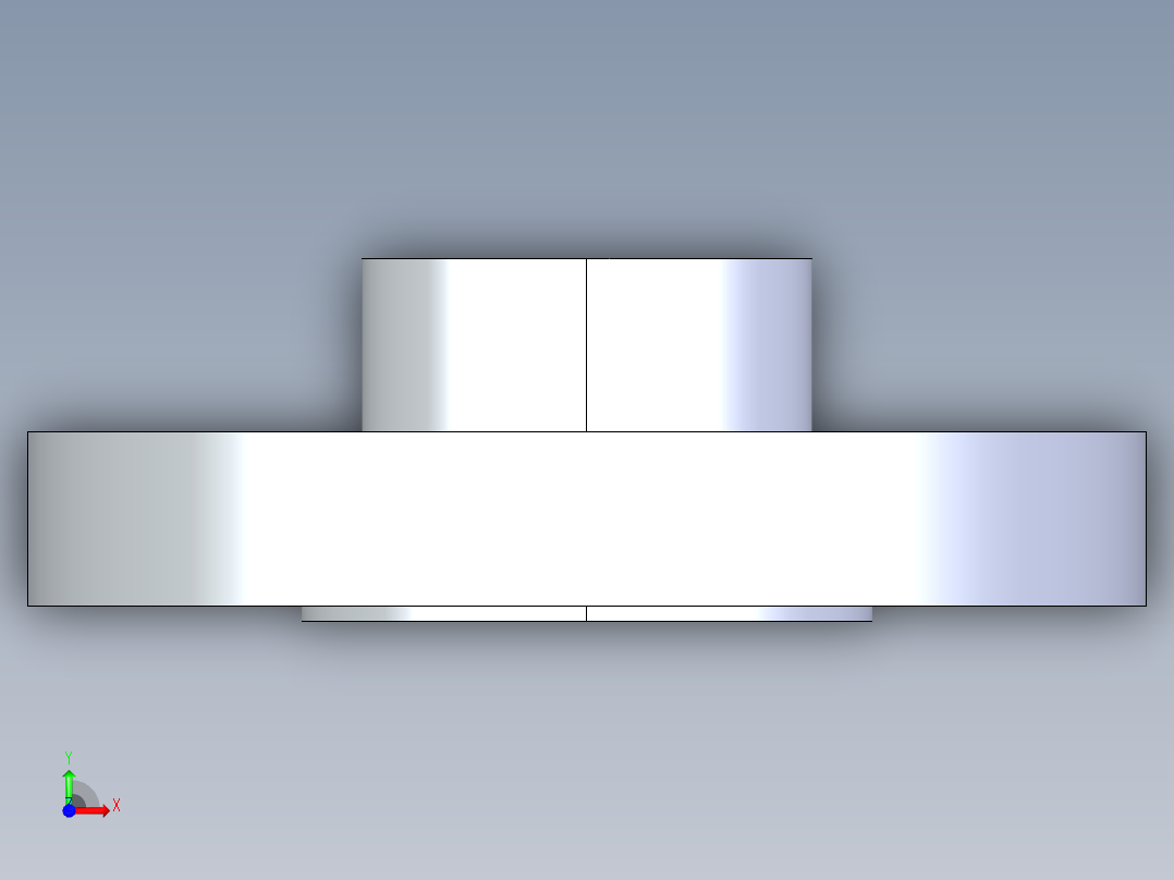 CPVC管件26-Sch80_Flange Vanstone_SOC_9854-010_1in前视图