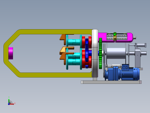 电缆叉绞机前视缩略图
