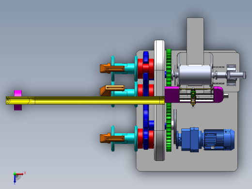 电缆叉绞机俯视缩略图