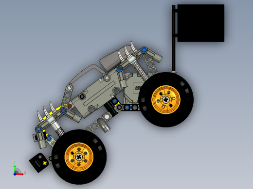 lego-42119-monster-jam-max-d.8-乐高玩具赛车前视缩略图