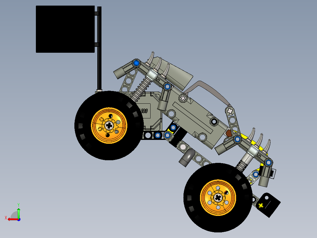 lego-42119-monster-jam-max-d.8-乐高玩具赛车后视图
