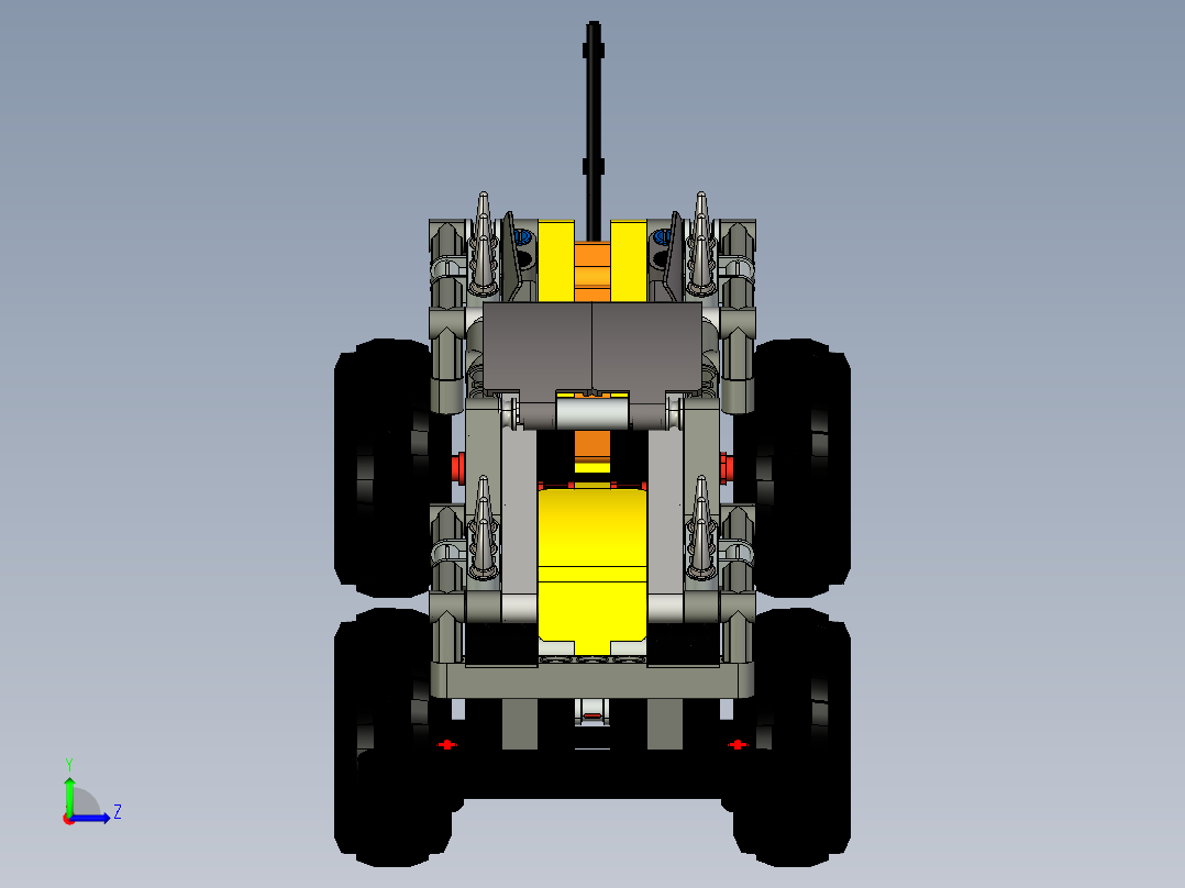 lego-42119-monster-jam-max-d.8-乐高玩具赛车左视图