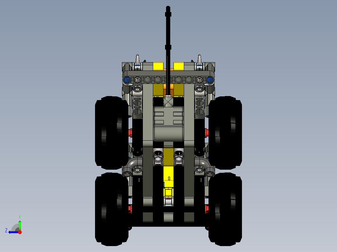 lego-42119-monster-jam-max-d.8-乐高玩具赛车右视图