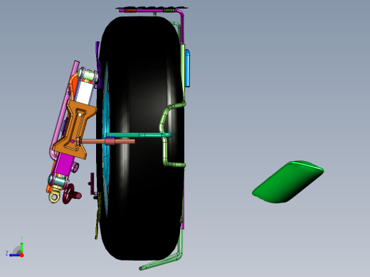 备胎和随车工具的集成装备右视缩略图