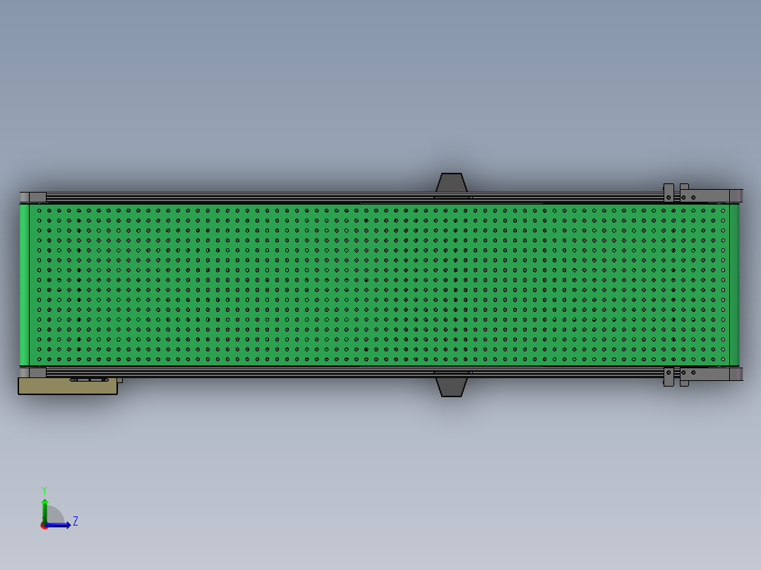 10804190001皮带线（防跑偏+真空吸附）左视图