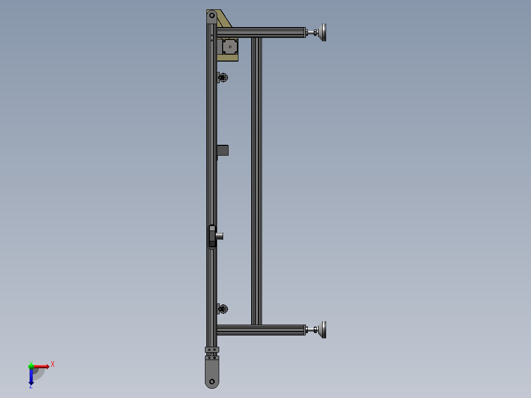 10804190001皮带线（防跑偏+真空吸附）俯视图