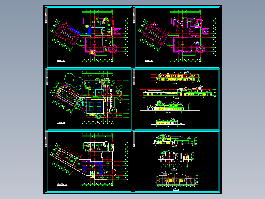 会所建筑施工图