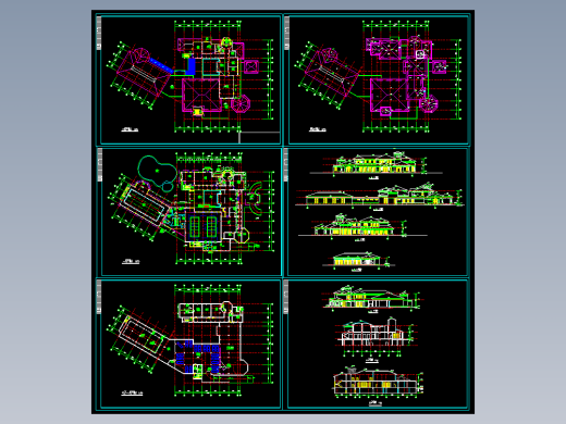 会所建筑施工图