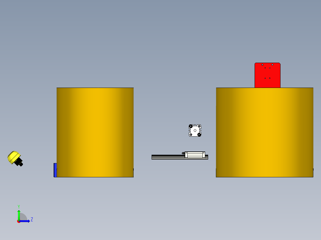 EPS 6# 输出轴综合压机Inventor16可编辑左视图