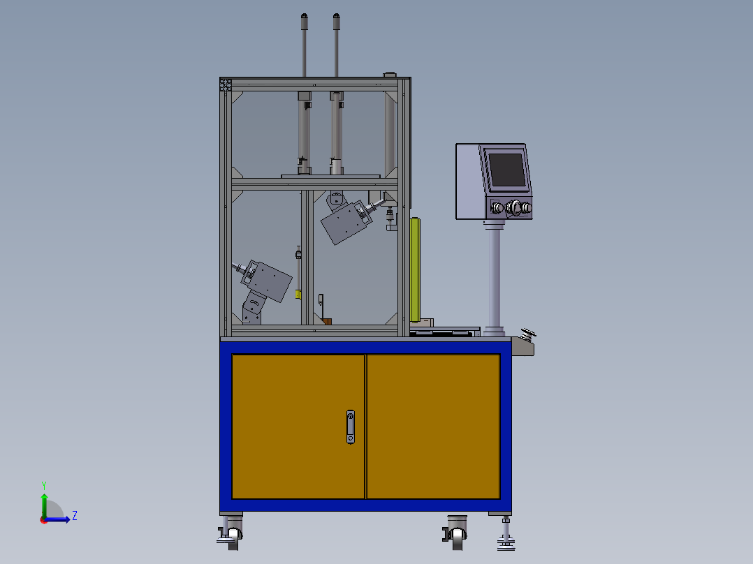 UV固化机sw20可编辑左视图