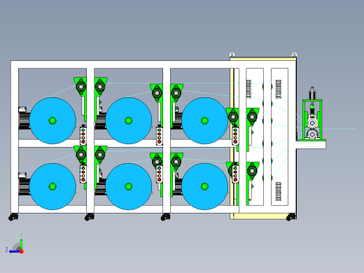 过滤棉自动放卷自动合棍xt右视缩略图