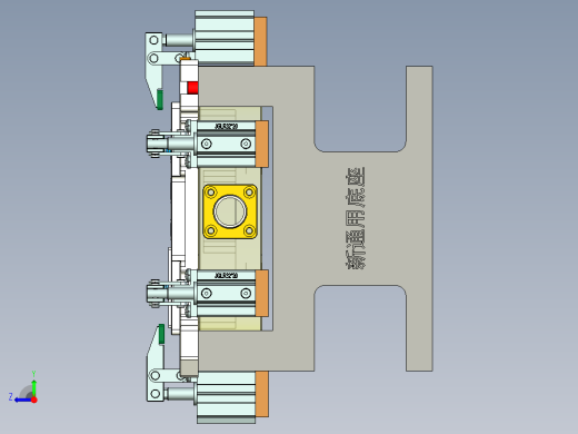 MACH-C笔记本CNC工装夹具三维模型-CNC4-精铣内腔-200601右视缩略图