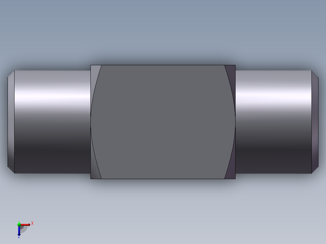 AC+AD 三通接头 T、AC-10LL俯视图