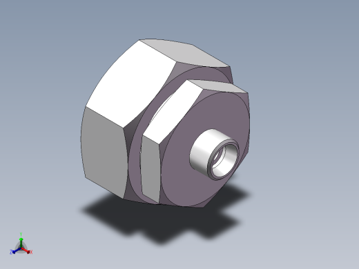 直通变径接头、2C-18-52正等轴测缩略图