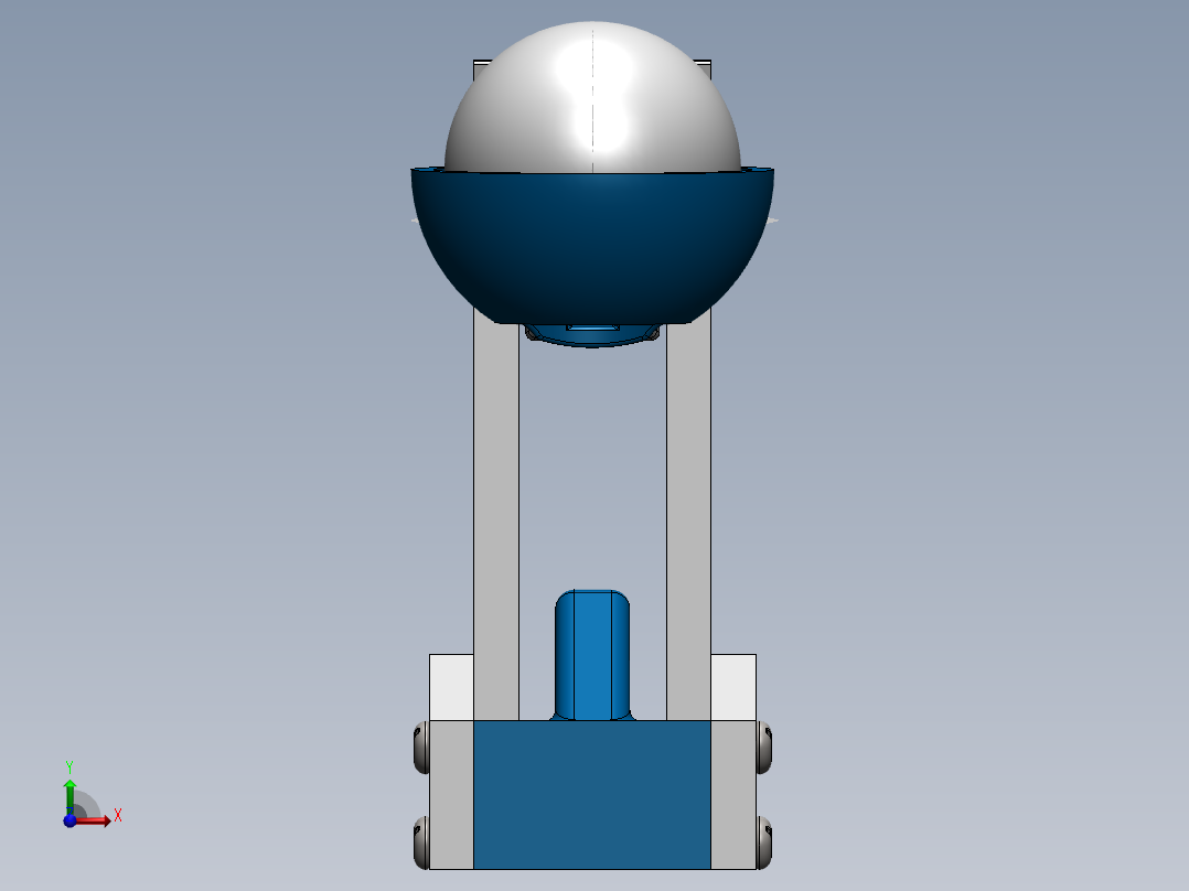石弩弹射器、弹射器(17)前视图