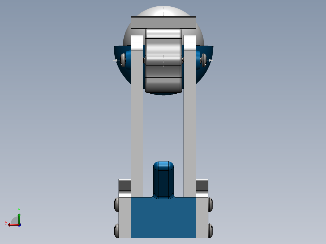 石弩弹射器、弹射器(17)后视图