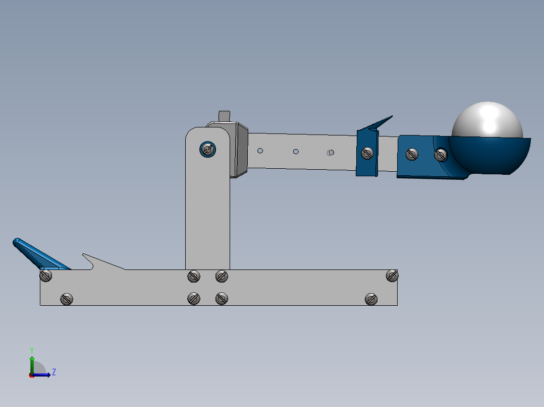 石弩弹射器、弹射器(17)左视图