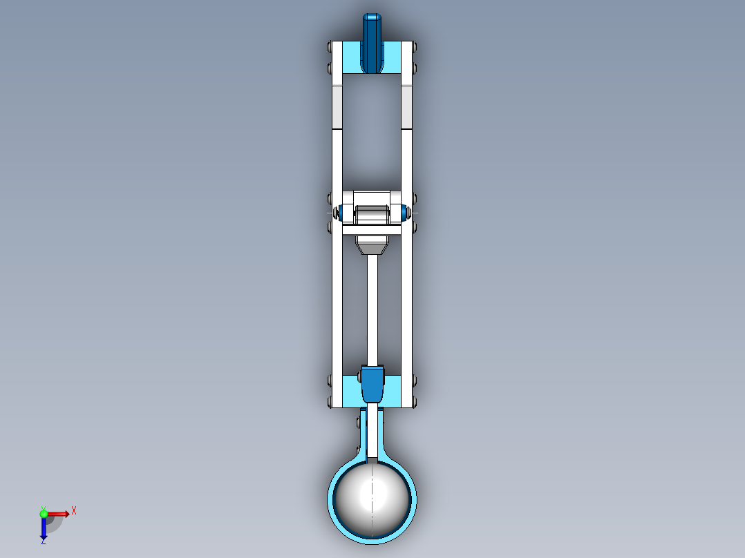 石弩弹射器、弹射器(17)俯视图