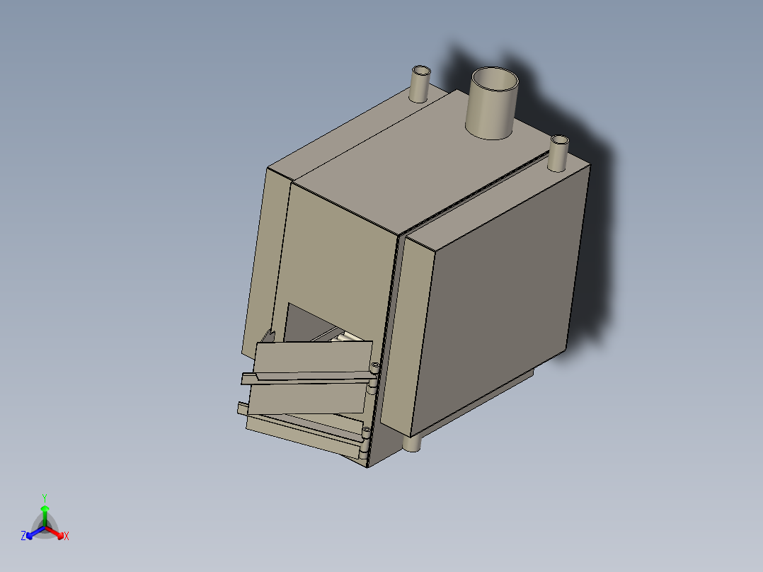 B2004564-铸铁可移动木炉