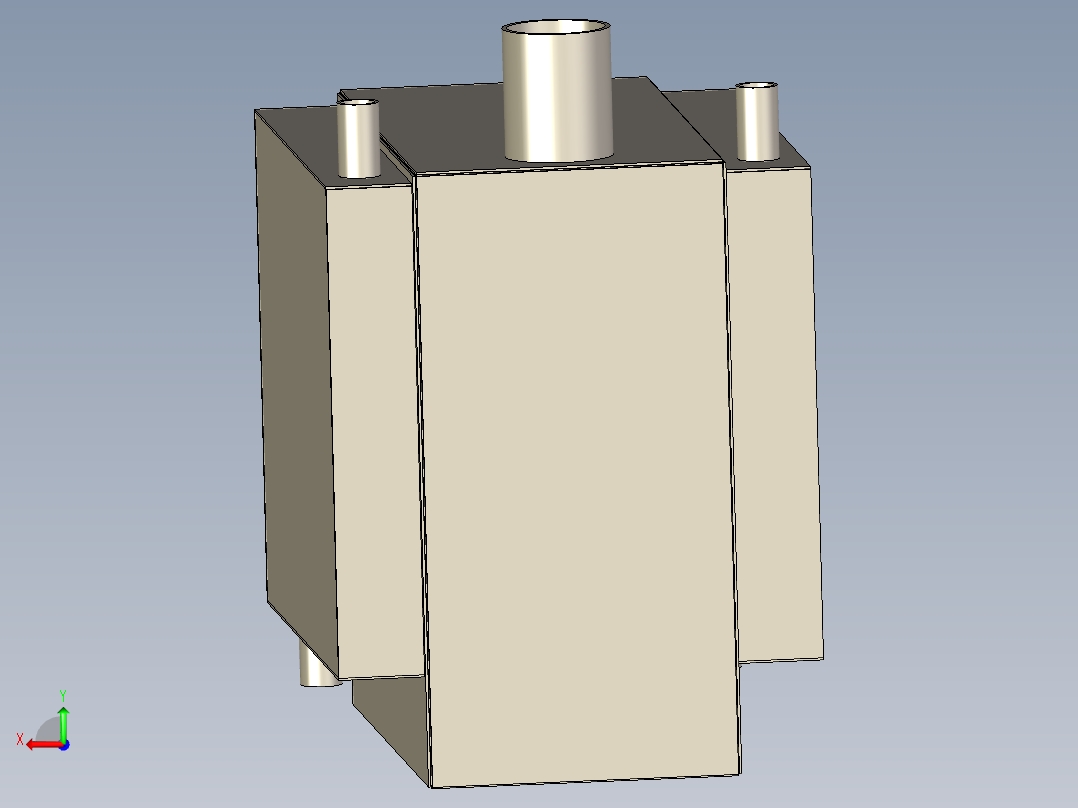 B2004564-铸铁可移动木炉后视图