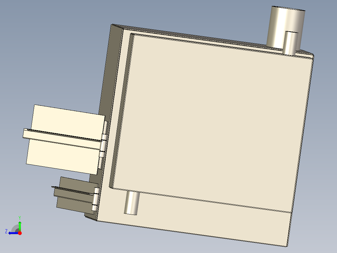 B2004564-铸铁可移动木炉右视图