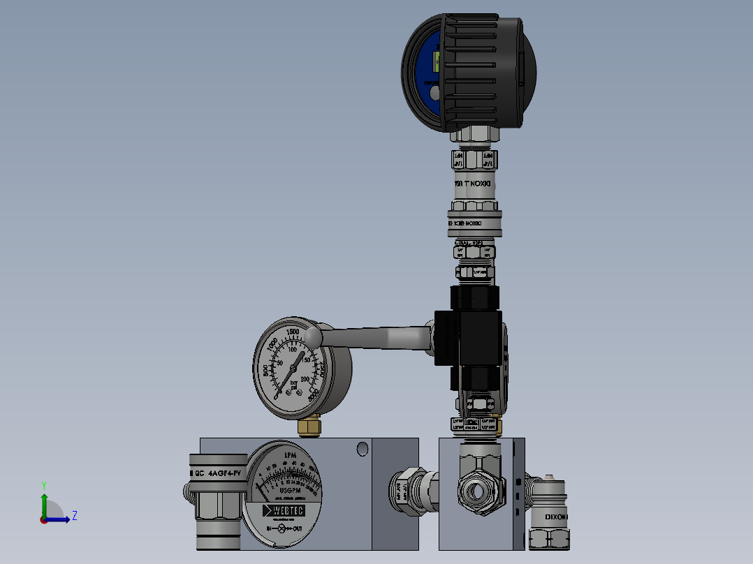 仪表、流量计(19)左视图