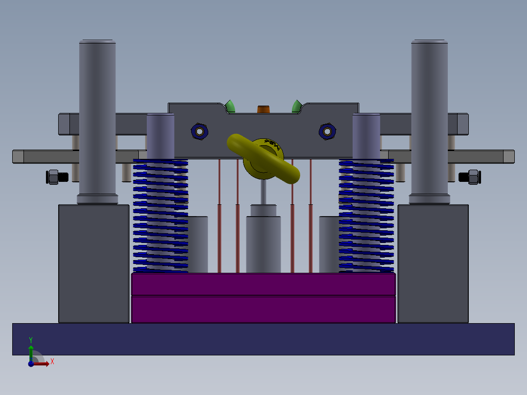 弯头模具4_4前视图