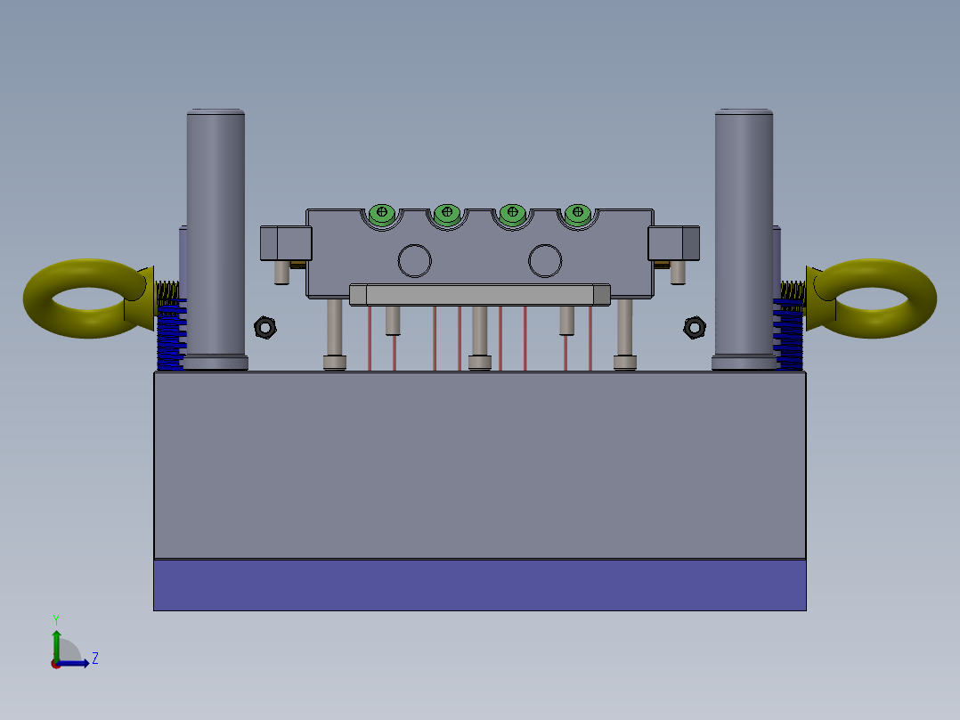 弯头模具4_4左视图