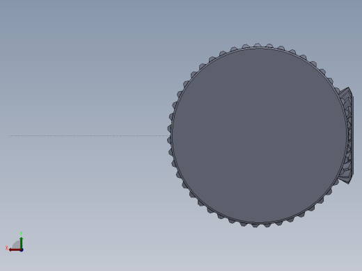 格里森制圆锥弧形齿轮配合对研修型模型、演示动画和视频 3D模型SolidWorks三维设计图后视缩略图
