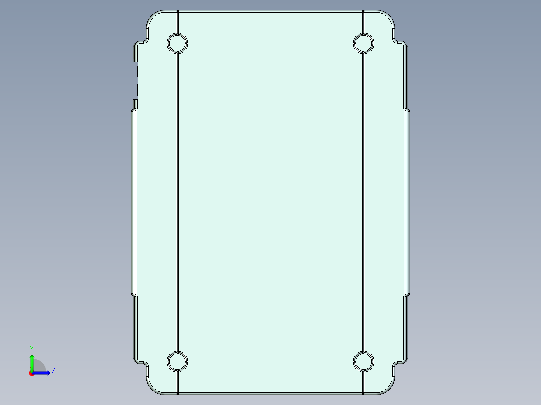 裂纹检测仪（公路工程）左视图