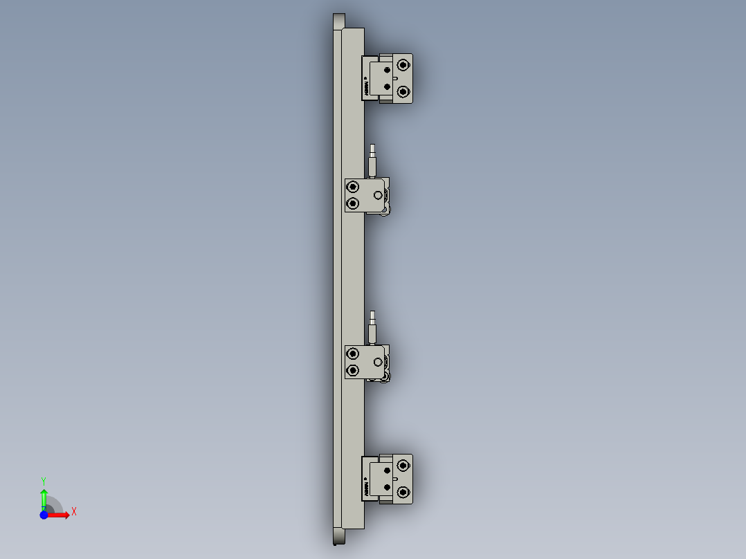 TBJ-型材夹紧组件前视图