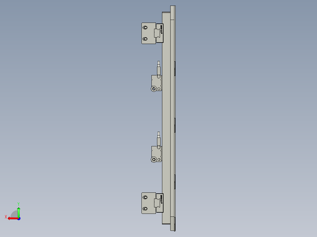 TBJ-型材夹紧组件后视图