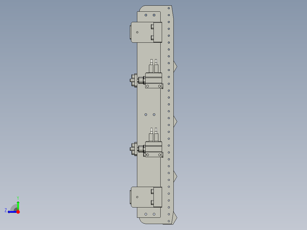 TBJ-型材夹紧组件右视图