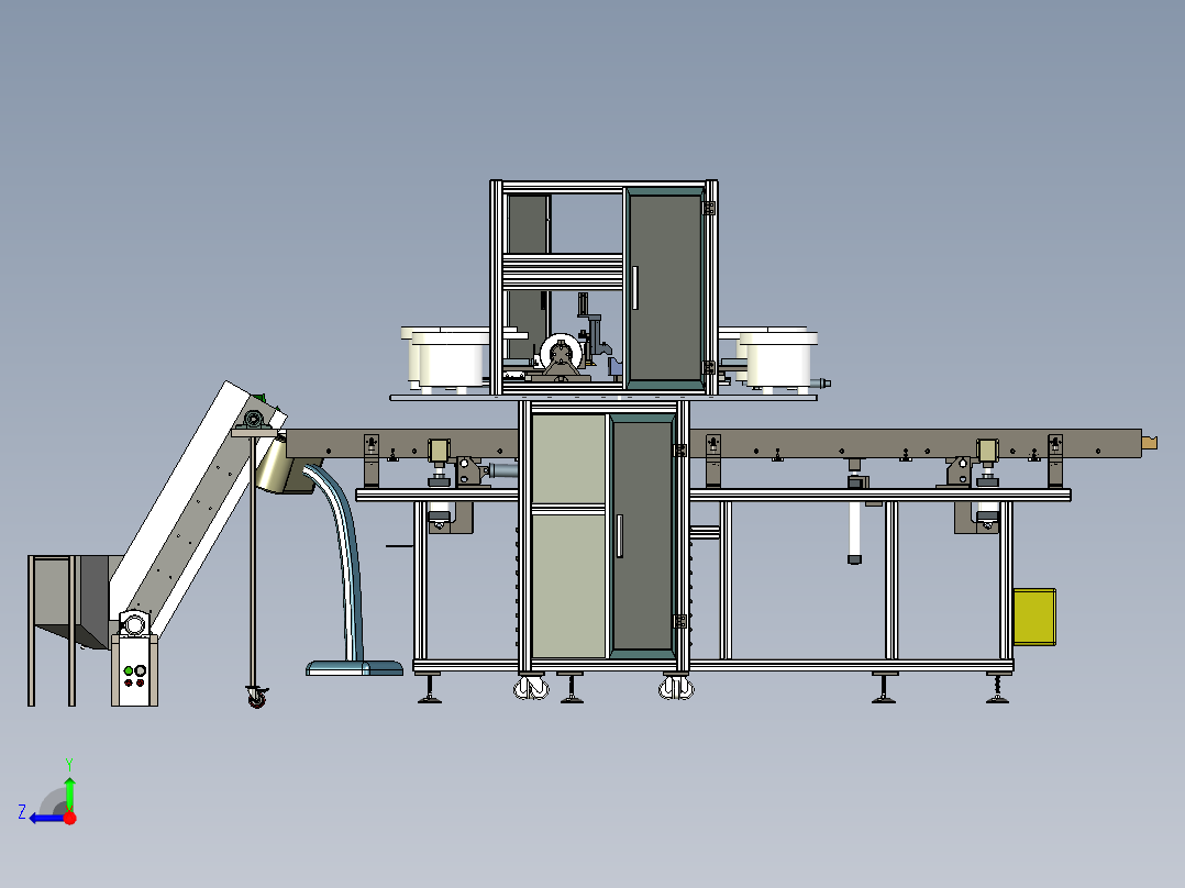 双头组装旋熔机（自动组装机+热熔设备）右视图