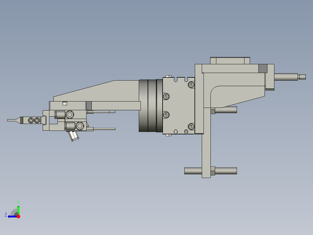 旋转针头装配右视图