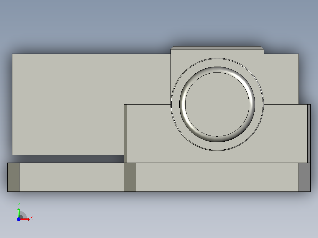 检测正反机构前视图