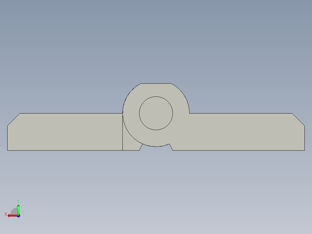 铸造型工业铰链HEZY40后视图