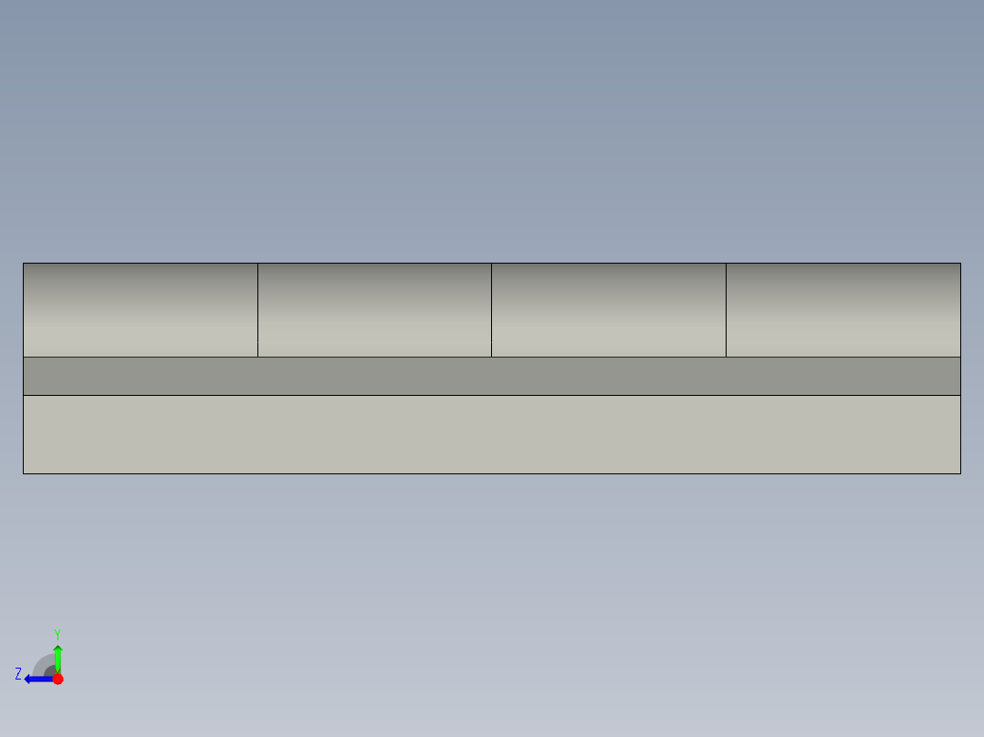 铸造型工业铰链HEZY40右视图