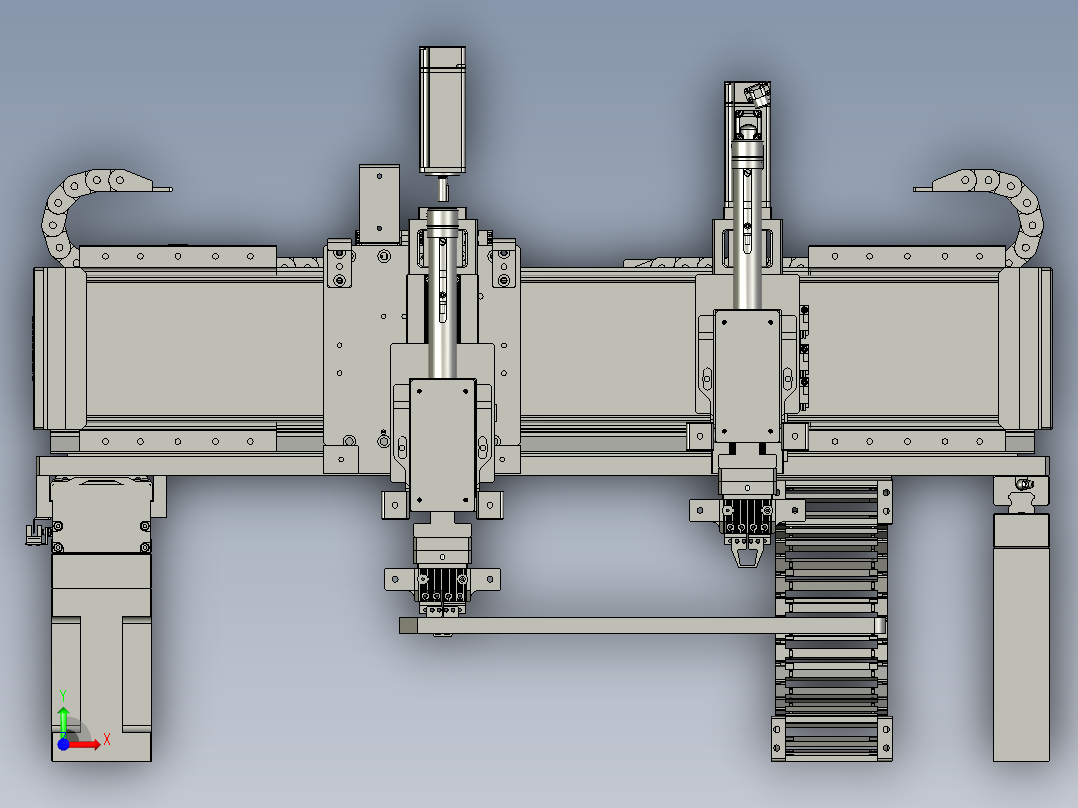 低成本仿形自动焊接机前视图