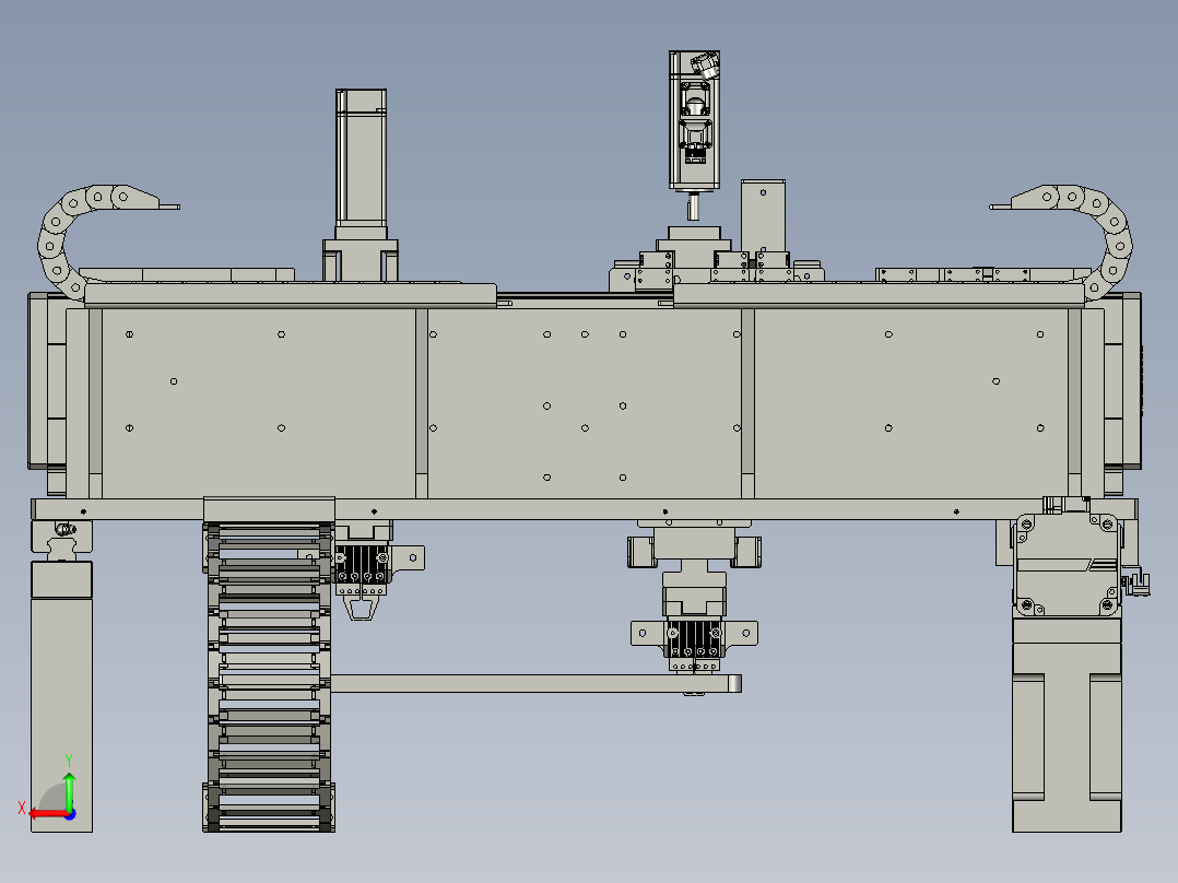 低成本仿形自动焊接机后视图