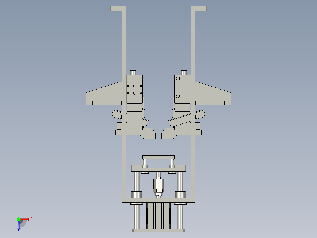 切断总成俯视图