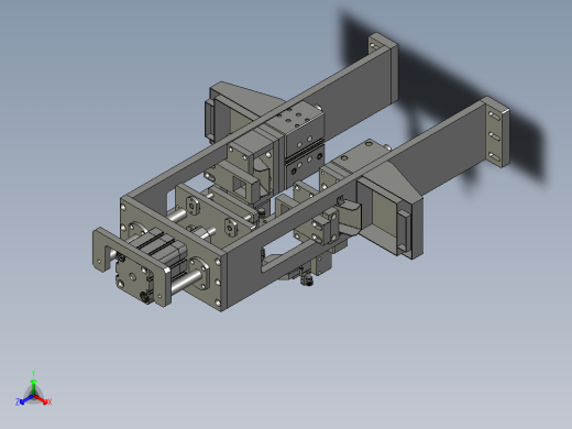 切断总成正等轴测缩略图