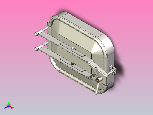 矩形人孔正等轴测缩略图