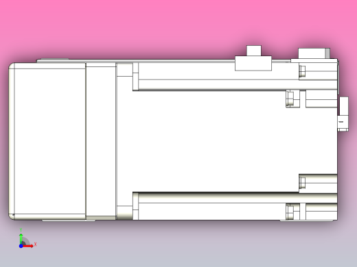机器人皮带驱动直线轴TPA-GCB-150-P80-L350-QL-M75-N3前视缩略图