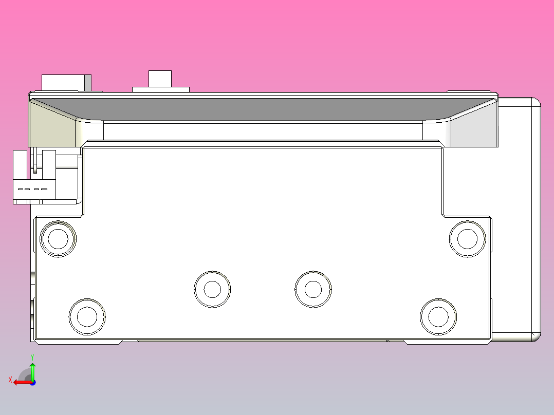 机器人皮带驱动直线轴TPA-GCB-150-P80-L350-QL-M75-N3后视图