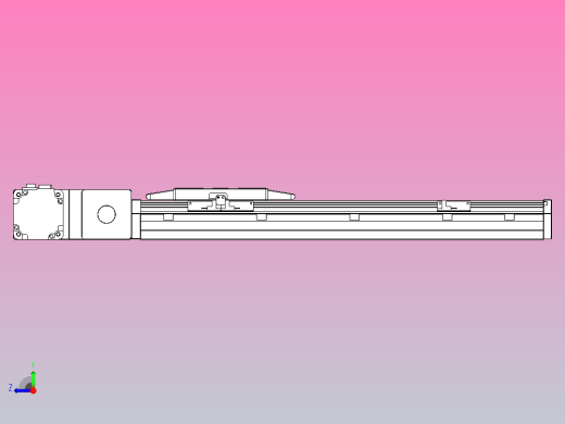 机器人皮带驱动直线轴TPA-GCB-150-P80-L350-QL-M75-N3右视缩略图