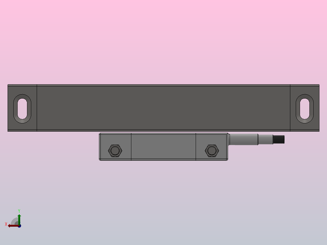 JCXE-F光栅尺[JCXE50-F1]后视图