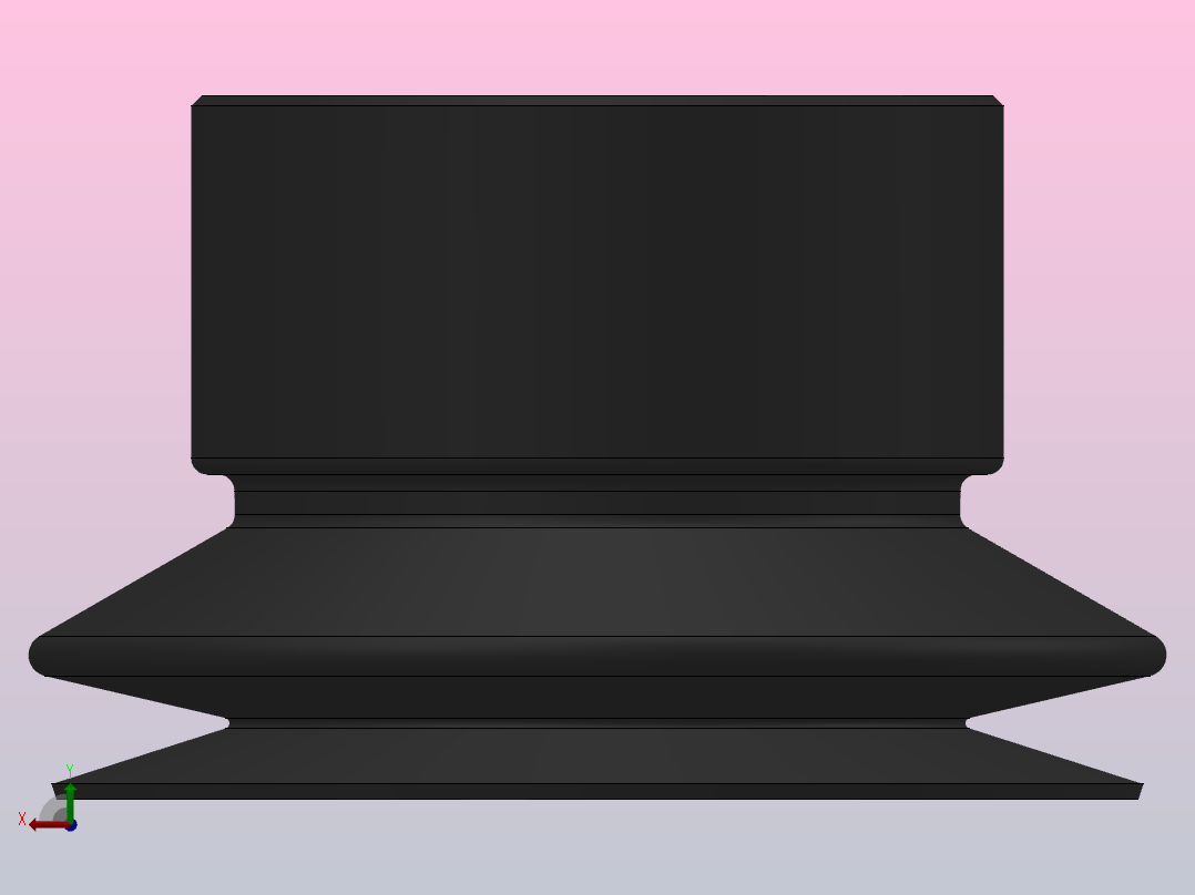 PJG(φ20)双层真空吸盘[PJG-20-N]后视图