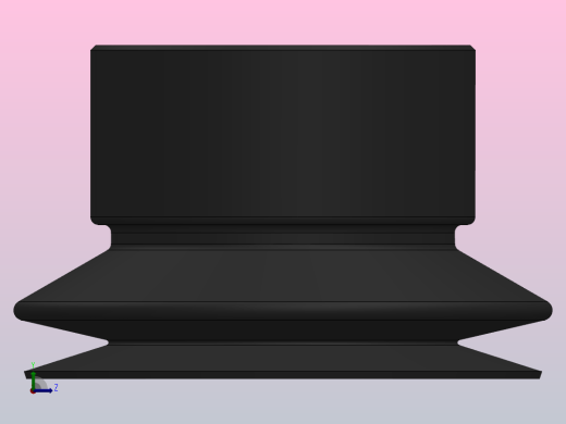 PJG(φ20)双层真空吸盘[PJG-20-N]左视缩略图